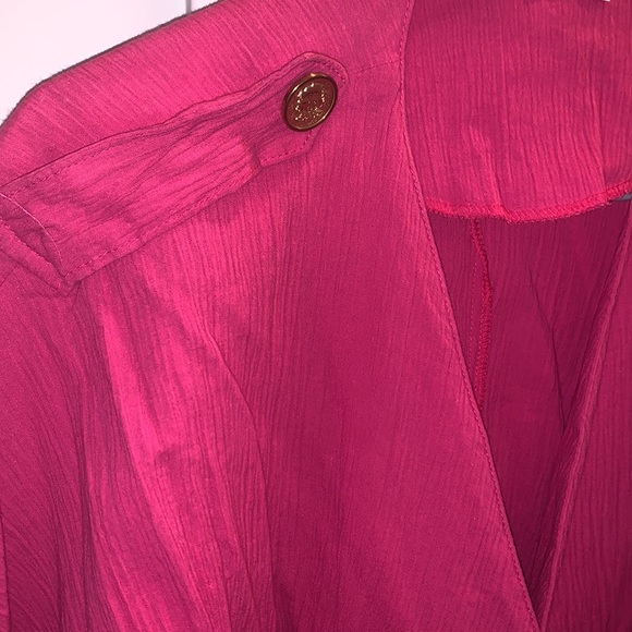 Vintage fuchsia pink blazer and short set - Picture 8 of 10